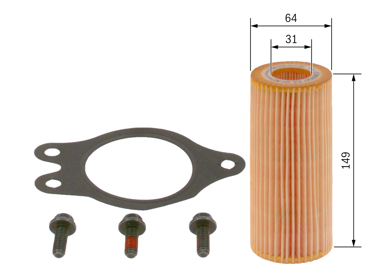 BOSCH F 026 404 003 Hydraulikfilter, Automatikgetriebe