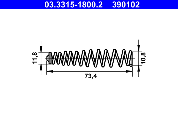 ATE 03.3315-1800.2 Feder