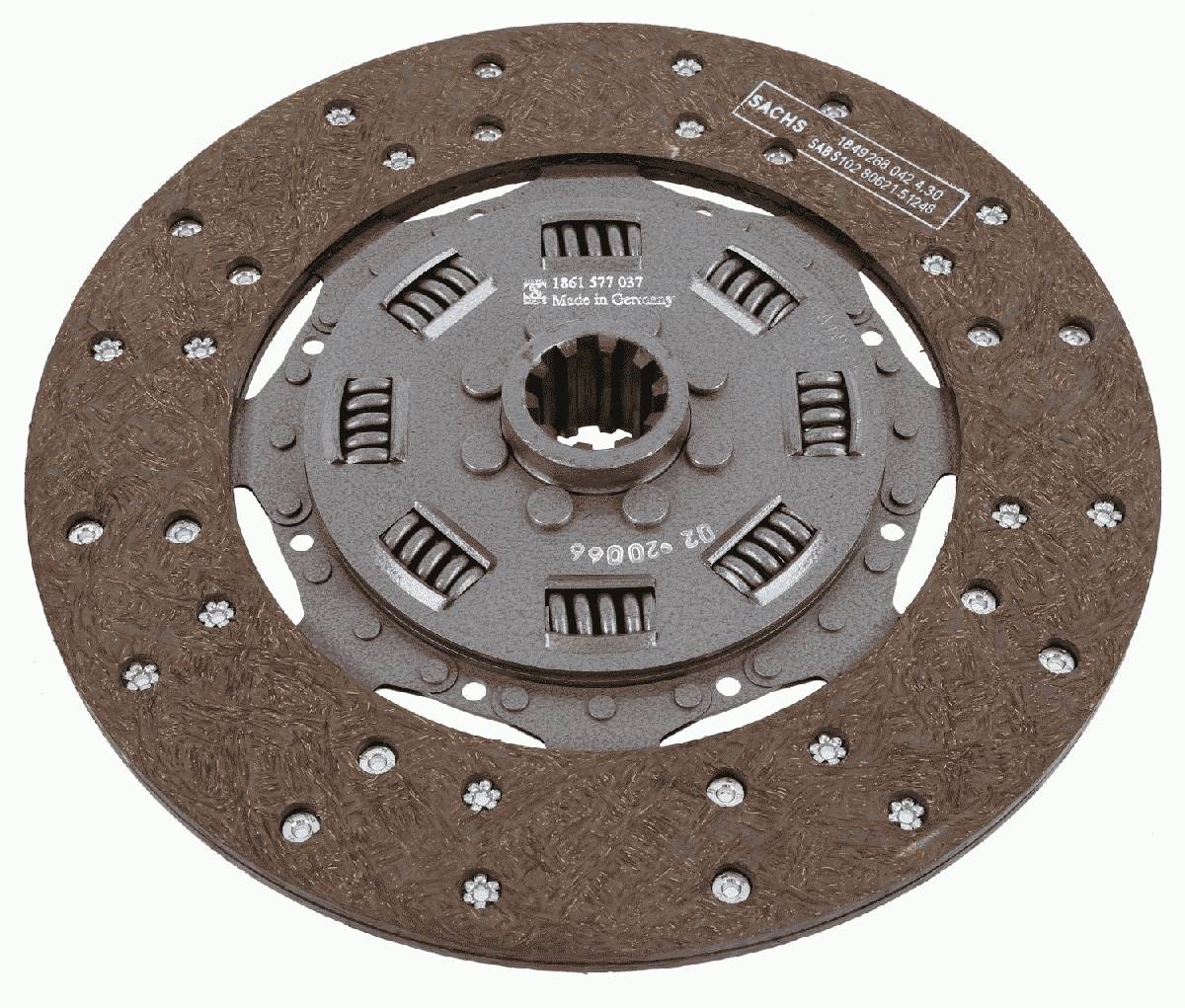 SACHS 1861 577 037 Kupplungsscheibe