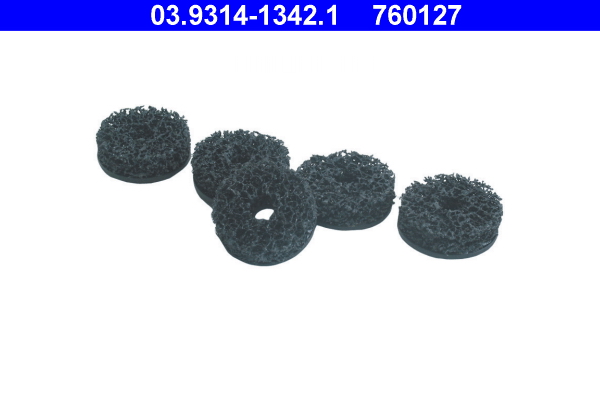ATE 03.9314-1342.1 Reinigungsscheibe, Reinigungsset-Radnabe