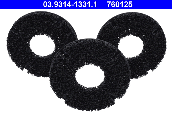 ATE 03.9314-1331.1 Reinigungsscheibe, Reinigungsset-Radnabe